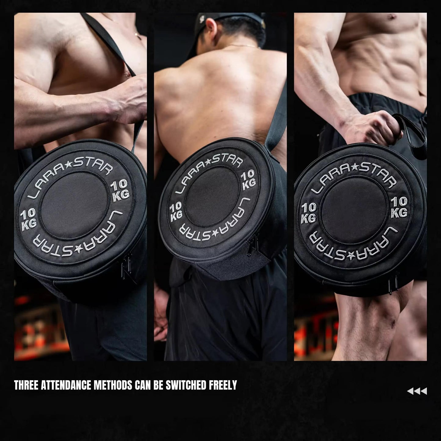 Lara Star Gym Plate Bag 6L